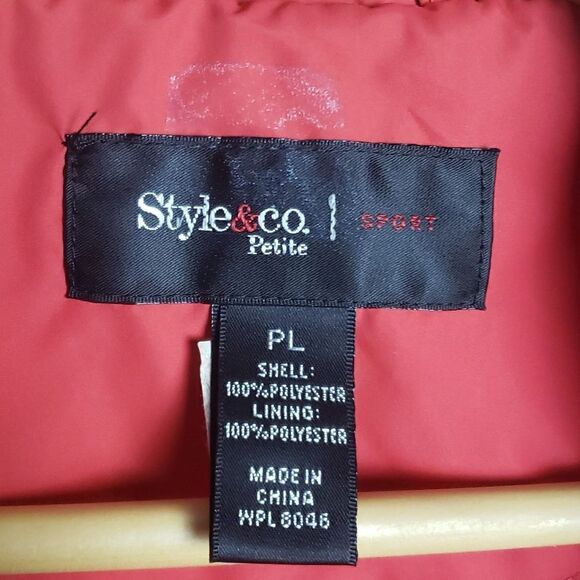 Style and Company Red Jacket - Picture 2 of 9